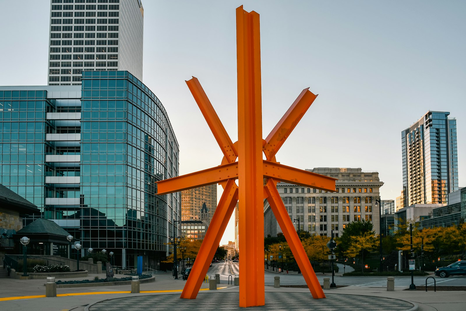 The Calling sculpture at Milwaukee's downtown lakefront
